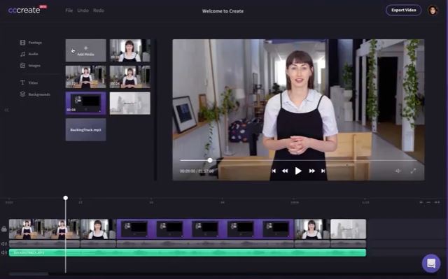 ​Clipchamp Create simplifies online video editing